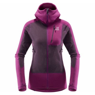 Serac Hood Women, Lilac/Acai Berry, M,  Haglöfs