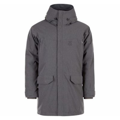 Siljan Parka Men, Beluga Melange, S,  Haglöfs