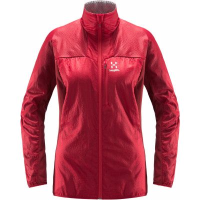 Haglöfs Summit Hybrid Jacket Women Hibiscus Red/Brick Red