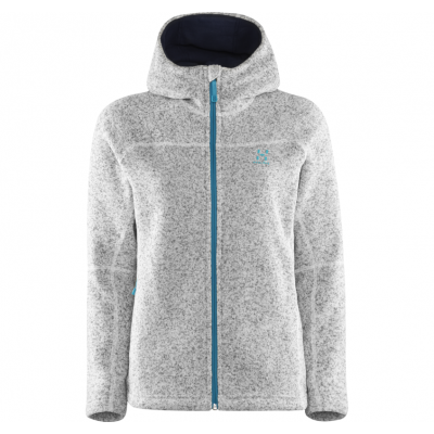 Swook Hood Women, Soft White/Peacock, M,  Haglöfs