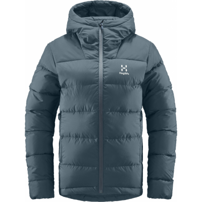 Haglöfs Women's Bield Down Hood Steel Blue