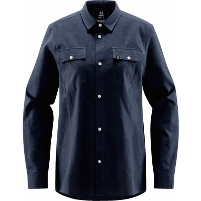Haglöfs Women's Curious Hemp Shirt Tarn Blue