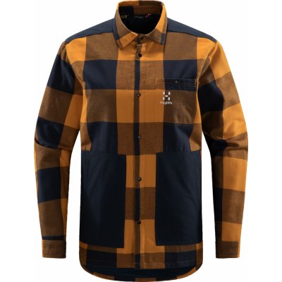 Haglöfs Women's Insulated Timmer Shirt Desert Yellow/Tarn Blue