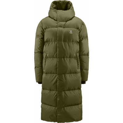 Haglöfs Women's Long Down Parka Olive Green