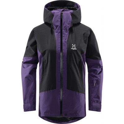 Haglöfs Women's Lumi Jacket Purple Rain/True Black