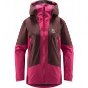 Haglöfs Women's Lumi Jacket Deep Pink/Burgundy Brown