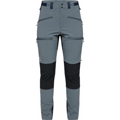 Haglöfs Women's Rugged Slim Pant (2022) Steel Blue/True Black