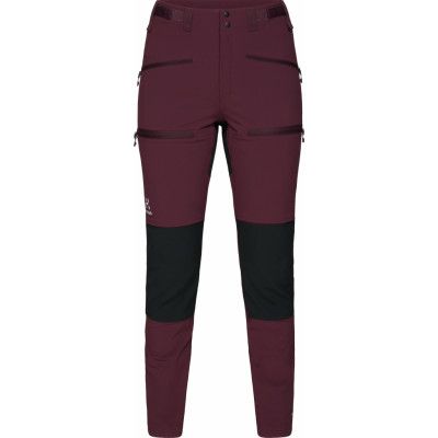 Haglöfs Women's Rugged Slim Pant (2022) Aubergine/True Black