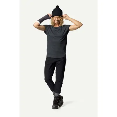 Houdini Activist Tee Women True Black - XS