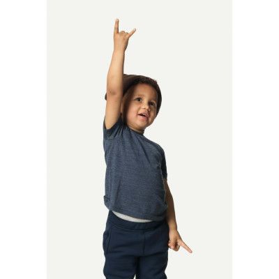 Houdini Kids Activist Tee, Deep Sea Blue, 130