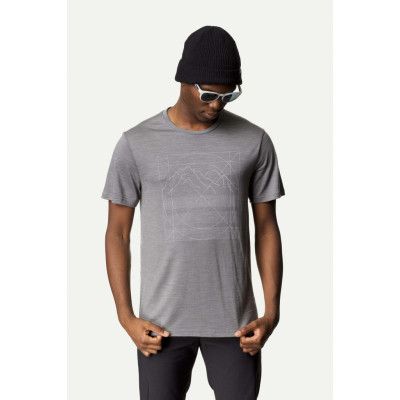 Houdini M's Activist Message Tee, Soft Gray, M