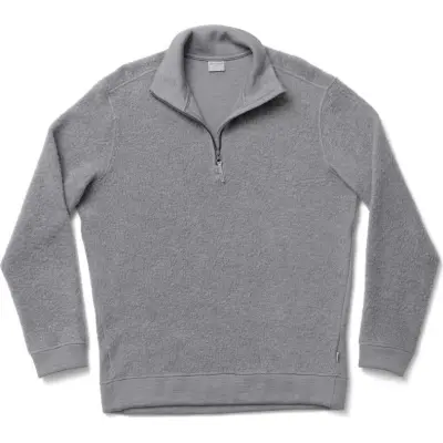 Houdini M's Alto Half Zip Merino Mix Soft Grey
