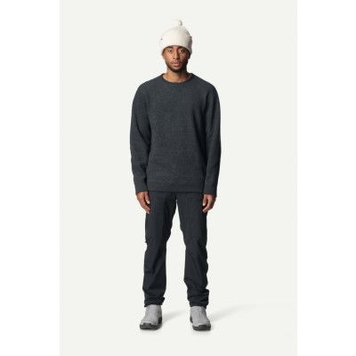 Houdini M's Alto Wool Crew, True Black, S