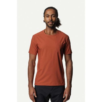 Houdini M's Cover Tee, Mahogany Red, XXL
