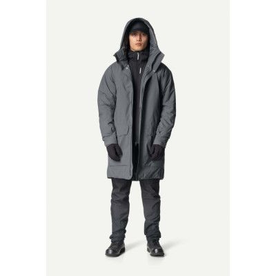 Houdini M's Fall in Parka, Thunder Gray, XXL