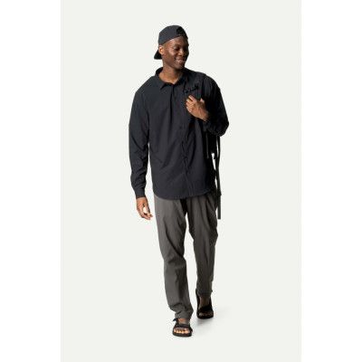 Houdini M's Longsleeve Shirt, True Black, XL