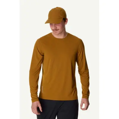 Houdini M's Pace Air LS Tee, Greenish Gold, L