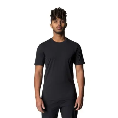 Houdini M's Pace Air Tee True Black - S