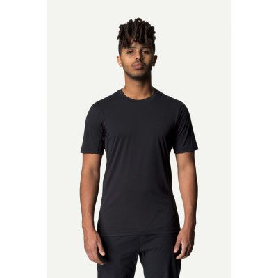 Houdini M's Pace Air Tee, True Black, XS