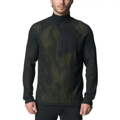 Houdini M's Pace Flow Half Zip True Black