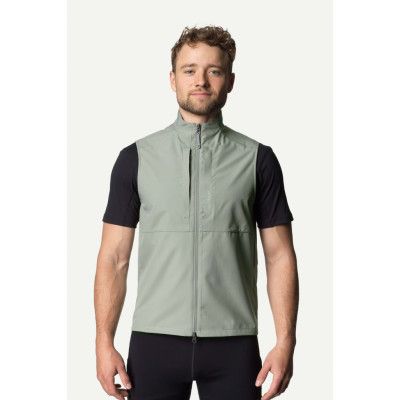 Houdini M's Pace Hybrid Vest, Frost Green, S