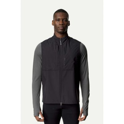 Houdini M's Pace Hybrid Vest, True Black, M