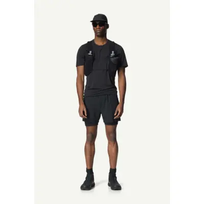 Houdini M's Pace Trail Shorts, True Black, S
