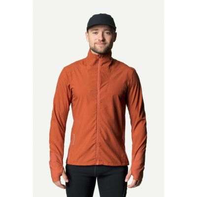 Houdini M's Pace Wind Jacket, Mahogany Red, XL