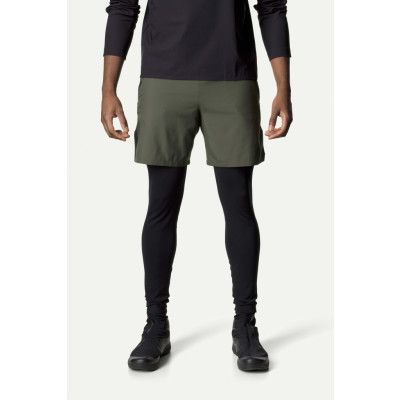 Houdini M's Pace Wind Shorts, Baremark Green, M