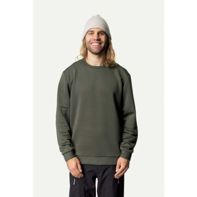 Houdini M's Power Air Crew, Baremark Green, XS