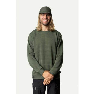 Houdini M's Power Air Crew, Utopian Green, XS