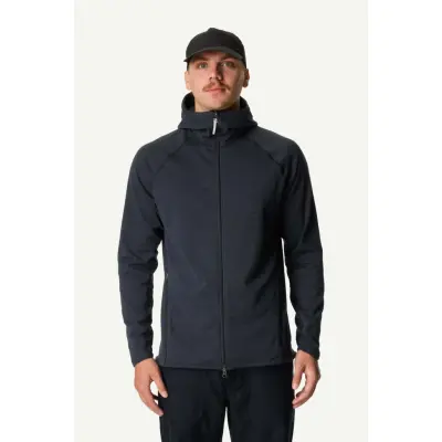 Houdini M's Power Up Light Houdi, Rock Black, XXL