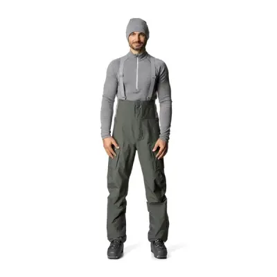 Houdini M's Rollercoaster Bib Pants Baremark Green S