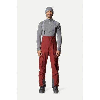 Houdini M's Rollercoaster Bib Pants, Deep Red, M