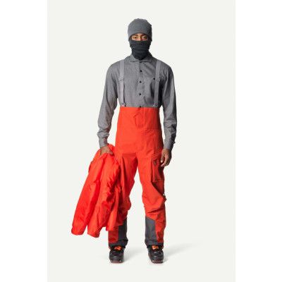 Houdini M's Rollercoaster Bib Pants, En Route Red, M