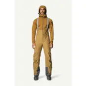Houdini M's Rollercoaster Bib Pants Greenish Gold
