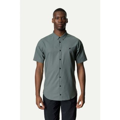 Houdini M's Shortsleeve Shirt, Greeness, XXL