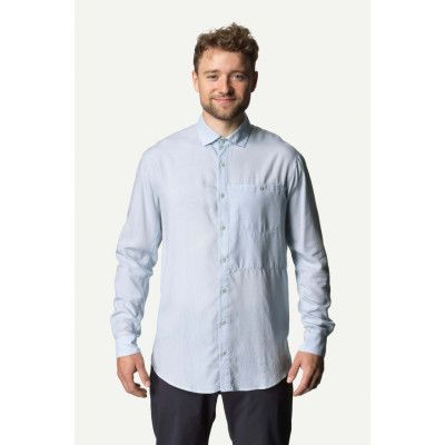 Houdini M's Tree Longsleeve Shirt, Breeze Blue Light, S