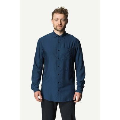 Houdini M's Tree LongsleeveShirt Big Blue Light