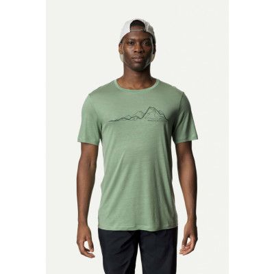 Houdini M's Tree Message Tee, Ginkgo Green, M