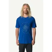 Houdini M's Tree Message Tee, Tribe Blue/HSW, XS