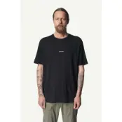 Houdini M's Tree Message Tee, True Black/Houdini Logo, XS