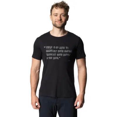 Houdini M's Tree Message Tee True Black/Reconnect