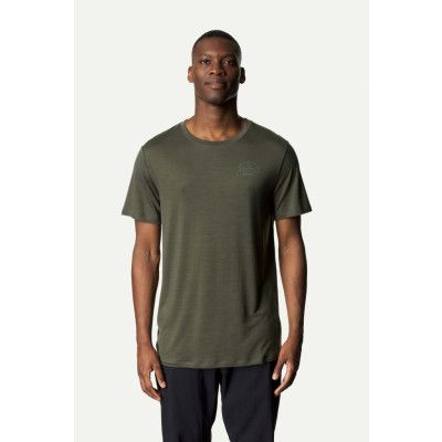 Houdini M's Tree Message Tee, Willow Green, S