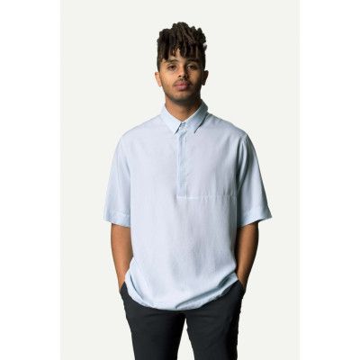 Houdini M's Tree Polo Shirt, Breeze Blue Light, XL