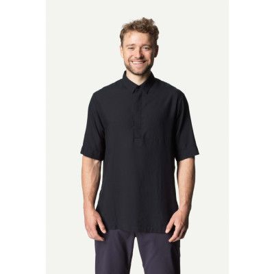 Houdini M's Tree Polo Shirt, True Black Light, XXL