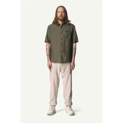 Houdini M's Tree Shortsleeve Shirt, Dawn Green, S