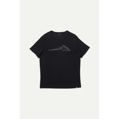 Houdini Reuse | M's Tree Message Tee, True Black, L
