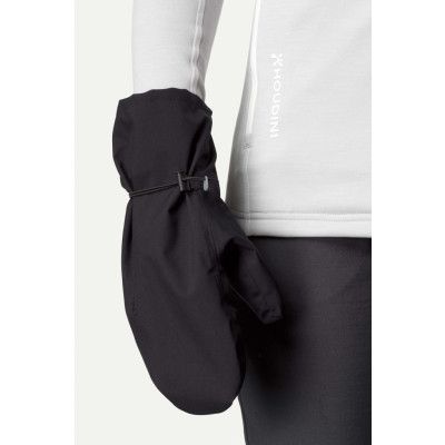 Houdini Shelter Mitten, True Black, L