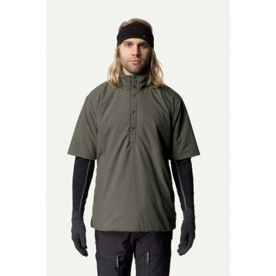 Houdini Unisex All Weather T-Neck, Baremark Green, XL/XXL